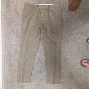Brooks Brothers Glen Plaid Olive Regent Fit Slacks